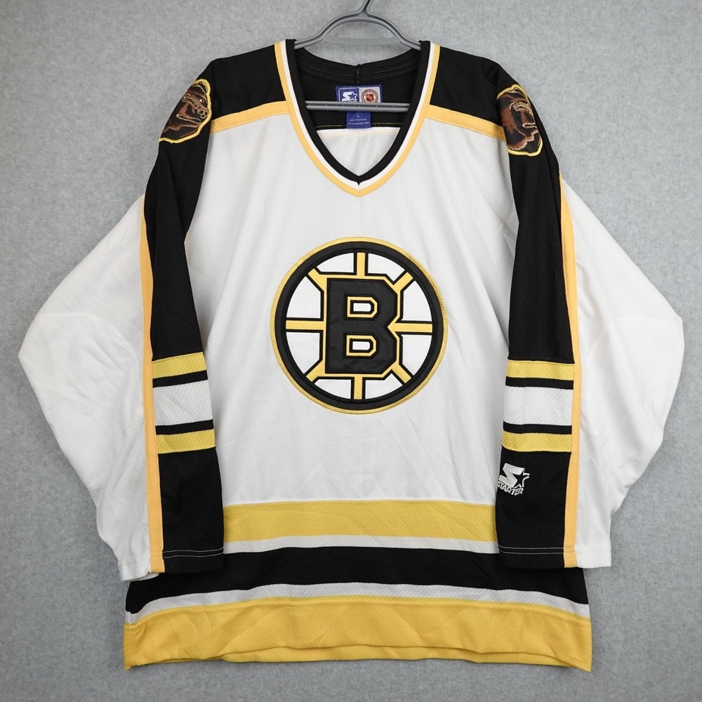 Vintage Starter Boston Bruins Jersey Mens Large NHL Hockey 90s Throwback
